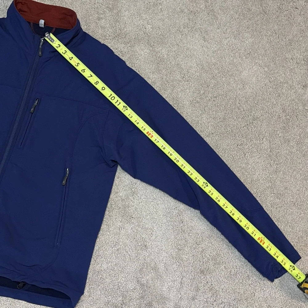 Ibex Men's Climawool Lite Softshell Jacket Mens Large Blue Wool Nylon Blend